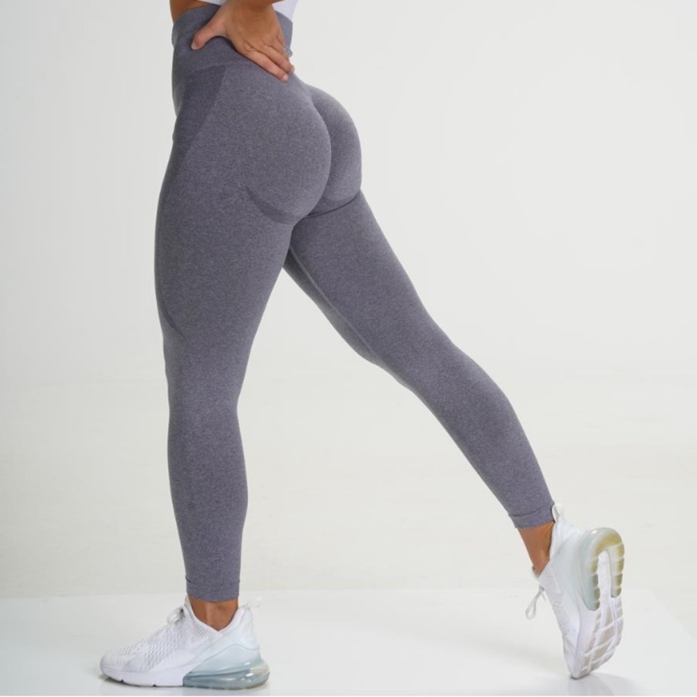 Grey Contour Seamless Leggings
